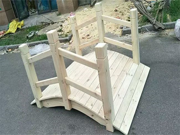 天津碳化木小木桥